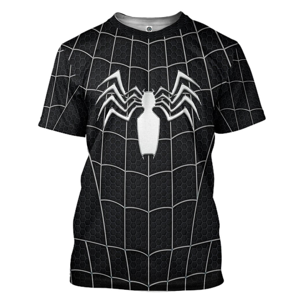 Gearhuman 3D Spider Man Venom Custom Tshirt Apparel GW051014 3D T-shirt T-Shirt S