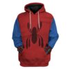 Gearhuman 3D Spiderman Homecoming Custom Hoodie Apparel GW200817 3D Custom Fleece Hoodies Hoodie S