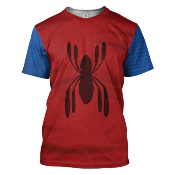 Gearhuman 3D Spiderman Homecoming Custom Tshirt Apparel GW200817 3D T-shirt T-Shirt S 