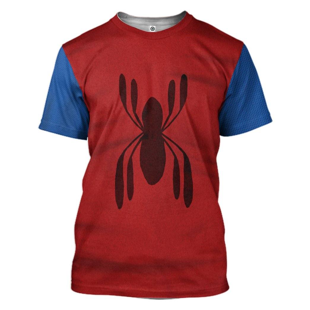 Gearhuman 3D Spiderman Homecoming Custom Tshirt Apparel GW200817 3D T-shirt T-Shirt S