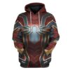 Gearhuman 3D Spiderman Iron Spider Custom Hoodie Apparel GW26061 3D Custom Fleece Hoodies Hoodie S