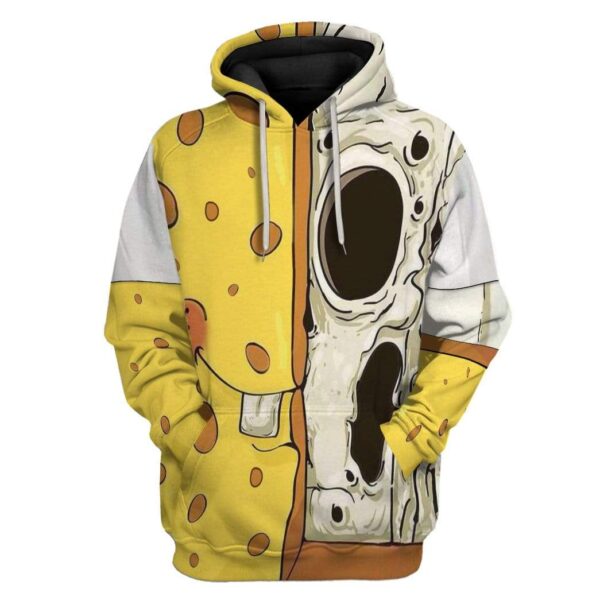 Gearhuman 3D SpongeBob Custom Hoodie Apparel GV21048 3D Custom Fleece Hoodies Hoodie S 