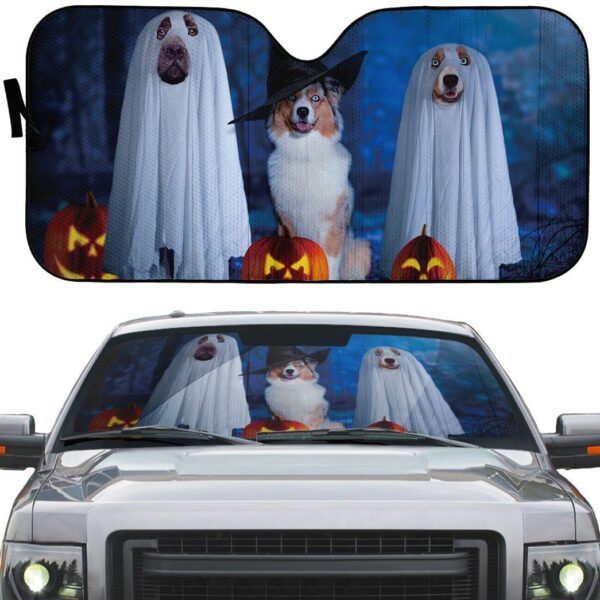 Gearhuman 3D Spooky Dog Custom Car Auto Sunshade GW03091 Auto Sunshade