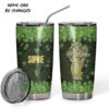 Gearhuman 3D St Patrick Celtic Cross Custom Name Design Insulated Vacuum Tumbler GW010211 Tumbler