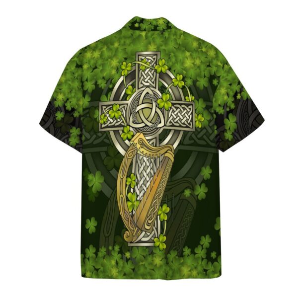 Gearhuman 3D St Patrick Celtic Cross Custom Short Sleeve Shirt GW01028 Short Sleeve Shirt