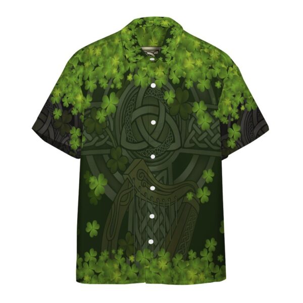 Gearhuman 3D St Patrick Celtic Cross Custom Short Sleeve Shirt GW01028 Short Sleeve Shirt Short Sleeve Shirt S