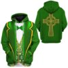 Gearhuman 3D St Patrick Costume Custom Tshirt Hoodie Apparel GW010210 3D Apparel