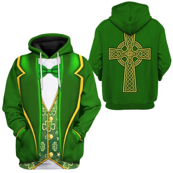 Gearhuman 3D St Patrick Costume Custom Tshirt Hoodie Apparel GW010210 3D Apparel