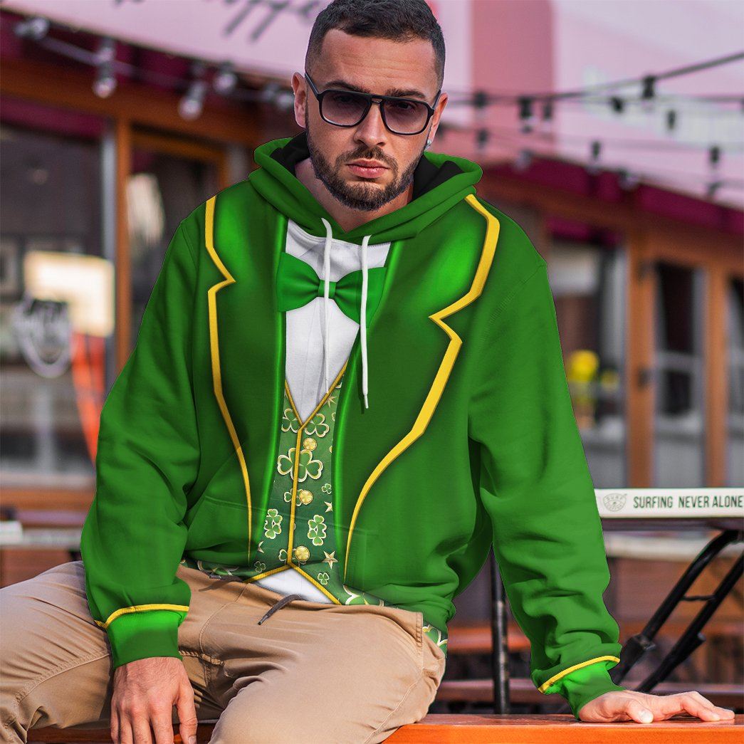 Gearhuman 3D St Patrick Costume Custom Tshirt Hoodie Apparel GW010210 3D Apparel