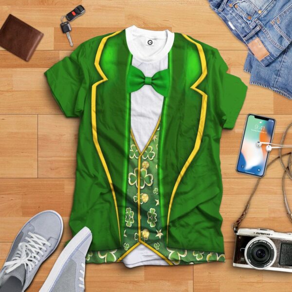 Gearhuman 3D St Patrick Costume Custom Tshirt Hoodie Apparel GW010210 3D Apparel