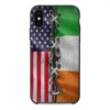 Gearhuman 3D St Patrick Day Flag Custom Phonecase GB26024 Glass Phone Case Iphone X