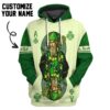 Gearhuman 3D St Patrick Day Joker Custom Name Tshirt Hoodie Apparel GB24023 3D Apparel Hoodie S