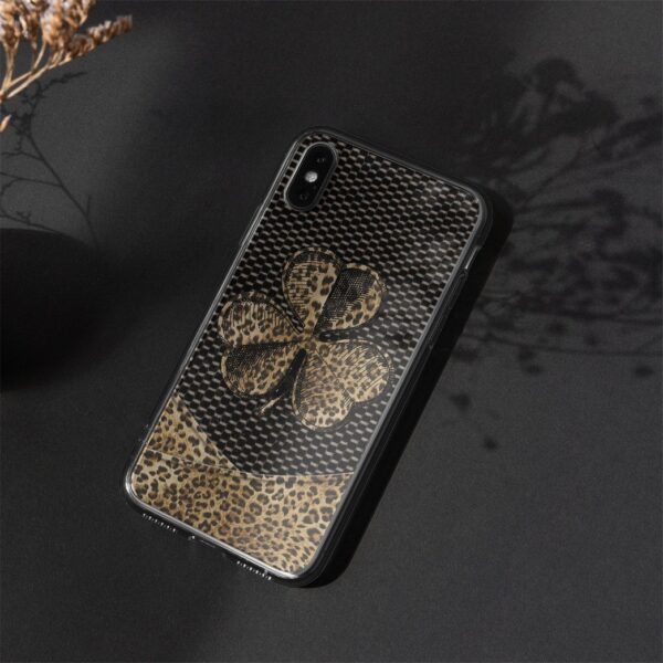 Gearhuman 3D St Patrick Day Shamrock Custom Phonecase GB24026 Glass Phone Case