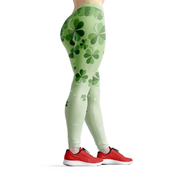 Gearhuman 3D St Patrick Gradient Clover Leggings GK230212 Leggings