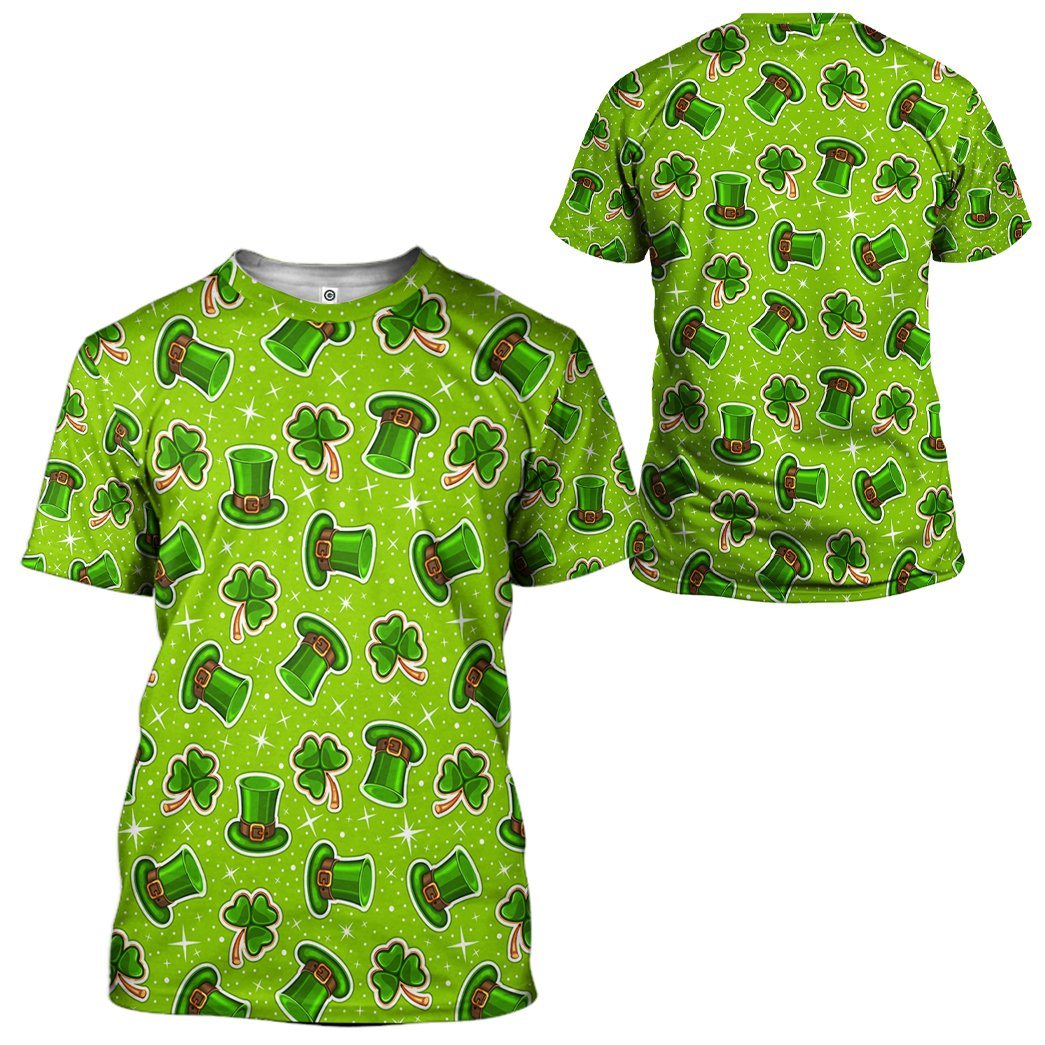 Gearhuman 3D St Patrick Pattern Tshirt Hoodie Apparel GB220227 3D Apparel