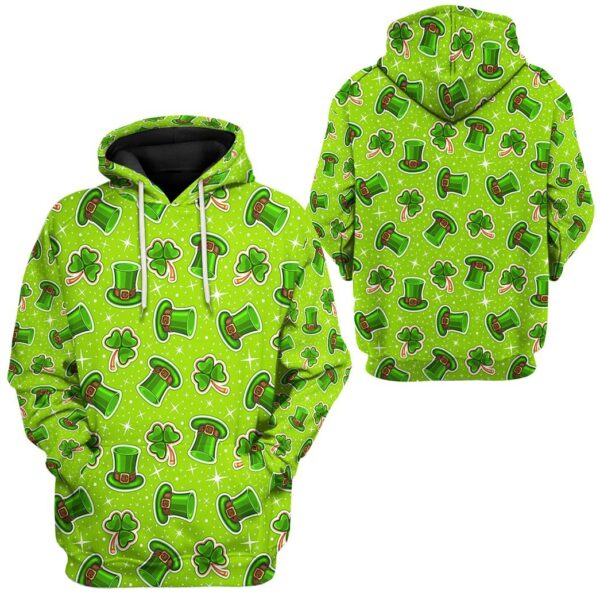 Gearhuman 3D St Patrick Pattern Tshirt Hoodie Apparel GB220227 3D Apparel