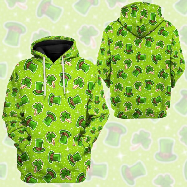 Gearhuman 3D St Patrick Pattern Tshirt Hoodie Apparel GB220227 3D Apparel
