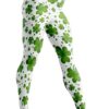 Gearhuman 3D St Patrick Shamrock White Legging GK180210 Leggings Leggings S