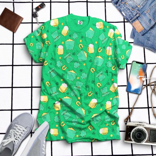 Gearhuman 3D St Patrick Suit Custom Tshirt Hoodie Apparel GK19027 3D Apparel