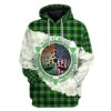 Gearhuman 3D St Patricks Day Irish By Blood Tshirt Hoodie Apparel GB26028 3D Apparel Hoodie S