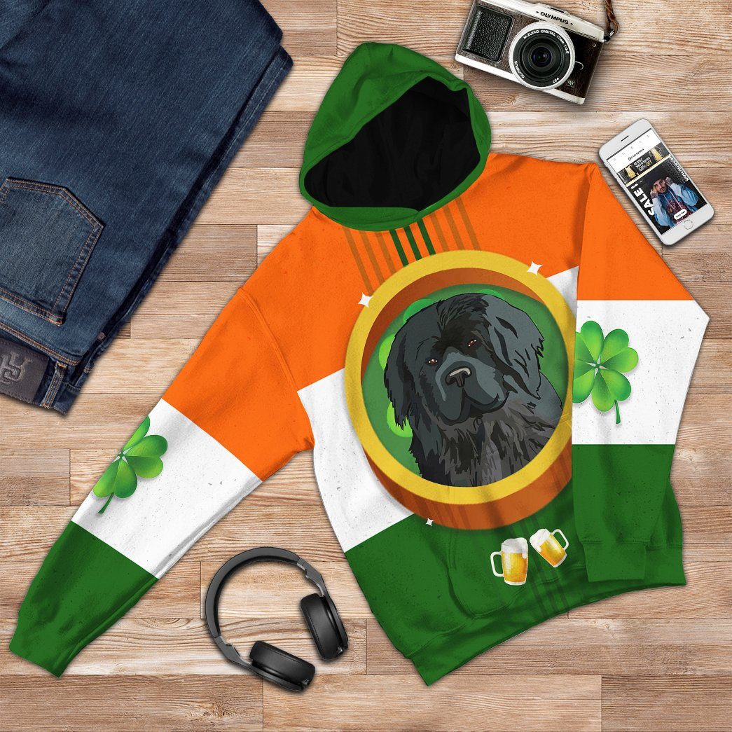 Gearhuman 3D St Patricks Day Newfoundland Tshirt Hoodie Apparel GB26025 3D Apparel