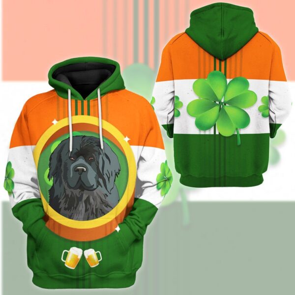 Gearhuman 3D St Patricks Day Newfoundland Tshirt Hoodie Apparel GB26025 3D Apparel