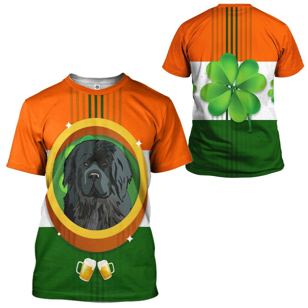Gearhuman 3D St Patricks Day Newfoundland Tshirt Hoodie Apparel GB26025 3D Apparel