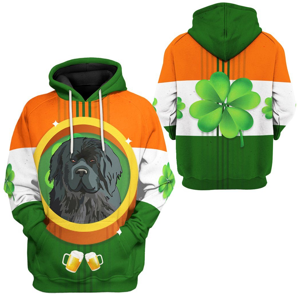 Gearhuman 3D St Patricks Day Newfoundland Tshirt Hoodie Apparel GB26025 3D Apparel