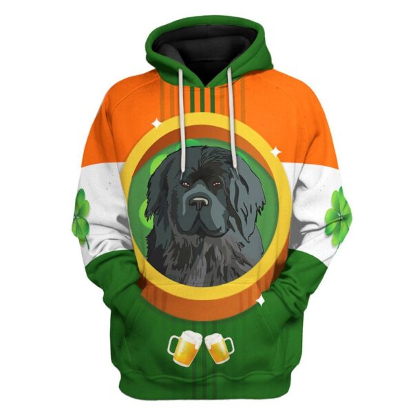 Gearhuman 3D St Patricks Day Newfoundland Tshirt Hoodie Apparel GB26025 3D Apparel Hoodie S