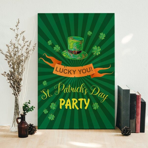 Gearhuman 3D St Patricks Day Party Custom Canvas GW03036 Canvas