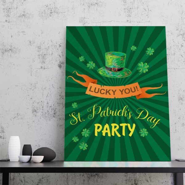 Gearhuman 3D St Patricks Day Party Custom Canvas GW03036 Canvas