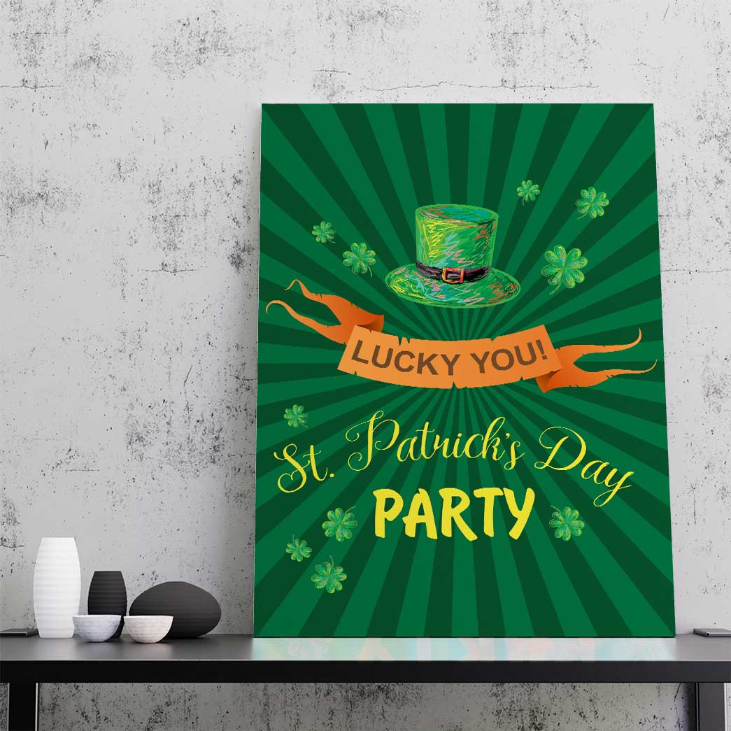 Gearhuman 3D St Patricks Day Party Custom Canvas GW03036 Canvas