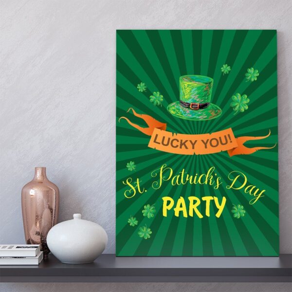 Gearhuman 3D St Patricks Day Party Custom Canvas GW03036 Canvas