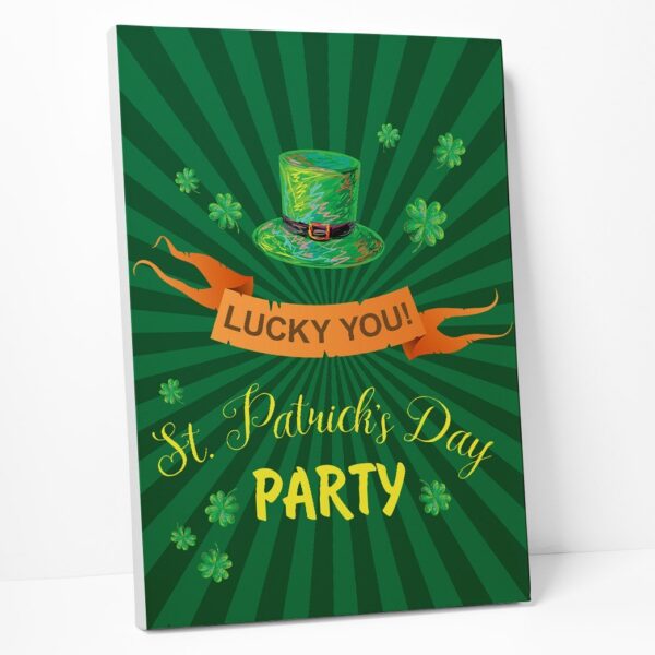 Gearhuman 3D St Patricks Day Party Custom Canvas GW03036 Canvas