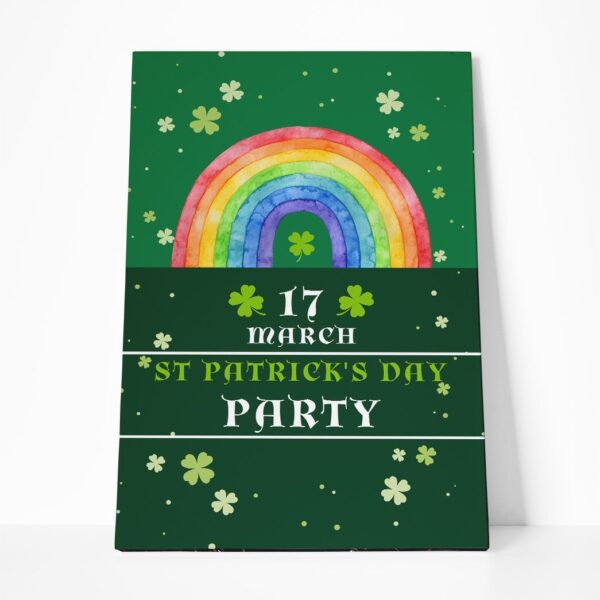 Gearhuman 3D St Patricks Day Party Custom Canvas GW03037 Canvas 1 Piece Non Frame M