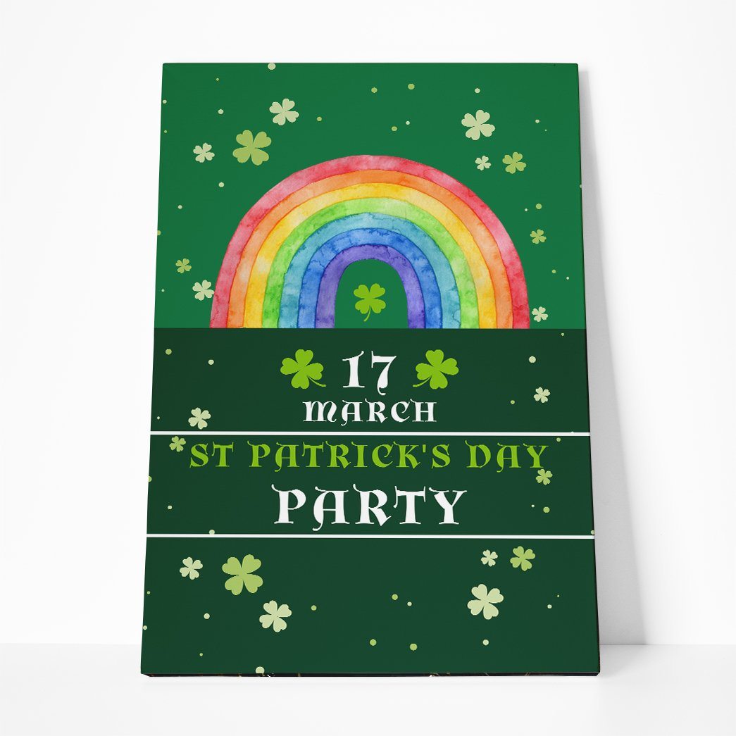 Gearhuman 3D St Patricks Day Party Custom Canvas GW03037 Canvas 1 Piece Non Frame M