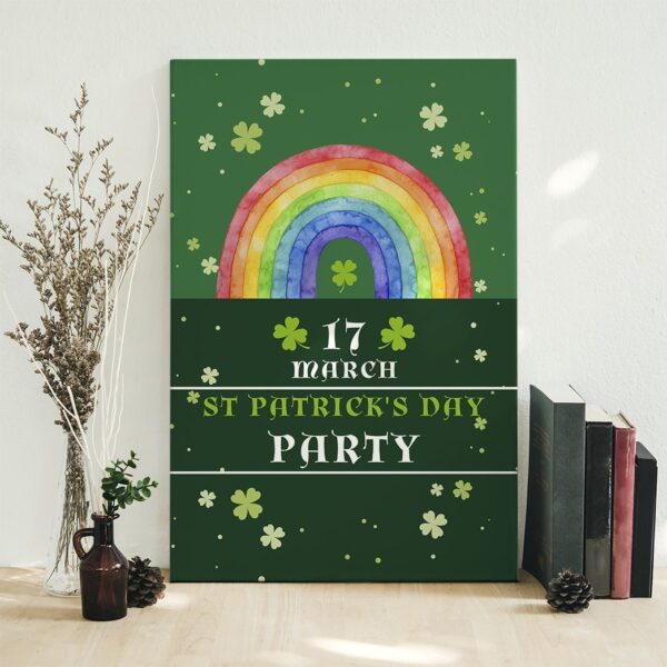 Gearhuman 3D St Patricks Day Party Custom Canvas GW03037 Canvas