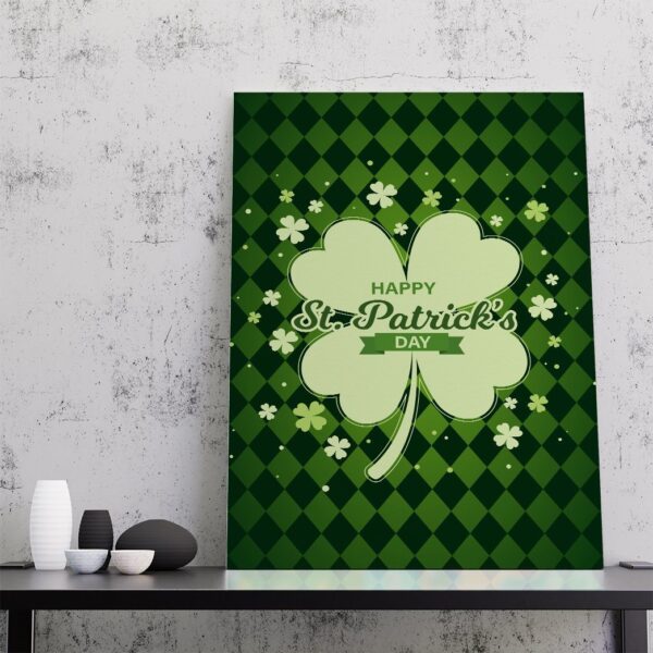 Gearhuman 3D St Patricks Day Shamrock Custom Canvas GW030310 Canvas