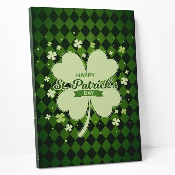 Gearhuman 3D St Patricks Day Shamrock Custom Canvas GW030310 Canvas