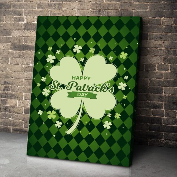 Gearhuman 3D St Patricks Day Shamrock Custom Canvas GW030310 Canvas