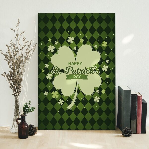 Gearhuman 3D St Patricks Day Shamrock Custom Canvas GW030310 Canvas