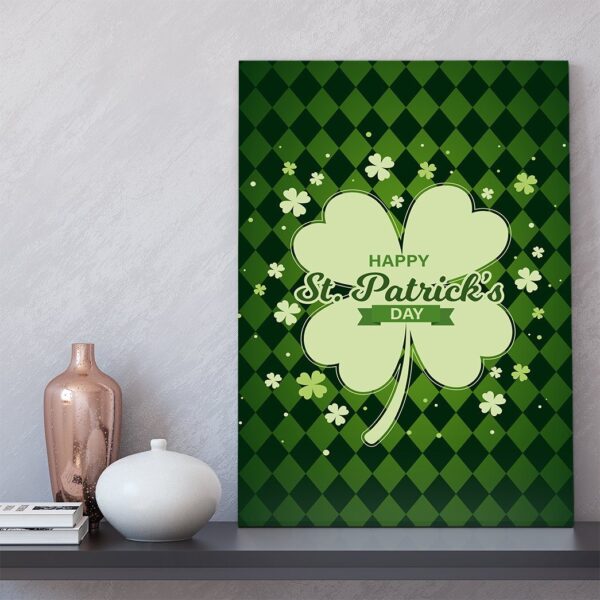 Gearhuman 3D St Patricks Day Shamrock Custom Canvas GW030310 Canvas