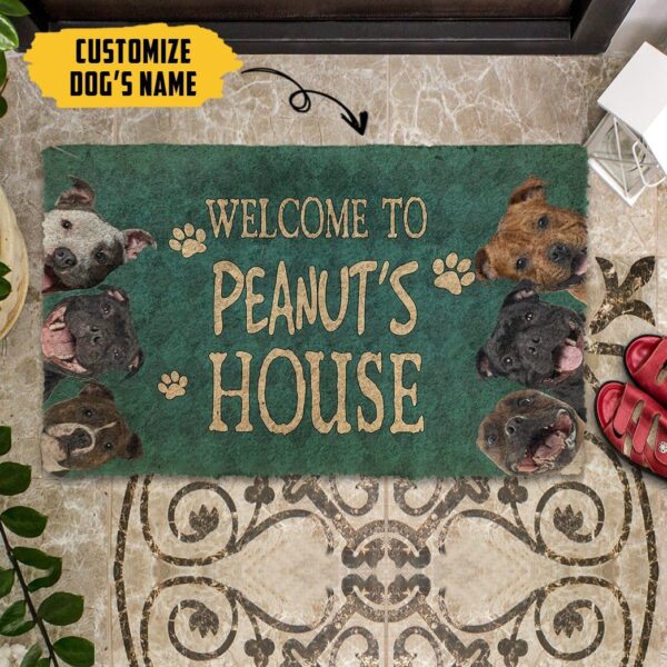 Gearhuman 3D Staffordshire Bull Terrier Welcome You Doormat GK290127 Doormat