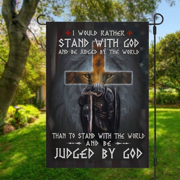 Gearhuman 3D Stand With God Judged By God Custom Flag GW2806215 House Flag