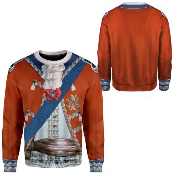 Gearhuman 3D Stanislaw August Poniatowski King of Poland Custom Sweatshirt Apparel GV07092 Sweatshirt