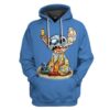 Gearhuman 3D Stitch Fleece Hoodie Apparel GH16041 3D Custom Fleece Hoodies Hoodie S