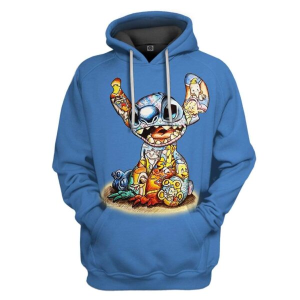 Gearhuman 3D Stitch Fleece Hoodie Apparel GH16041 3D Custom Fleece Hoodies Hoodie S 