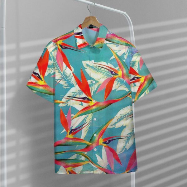 Gearhuman 3D Strelitzia Flower Hawaii Shirt ZC0306212 Hawai Shirt 