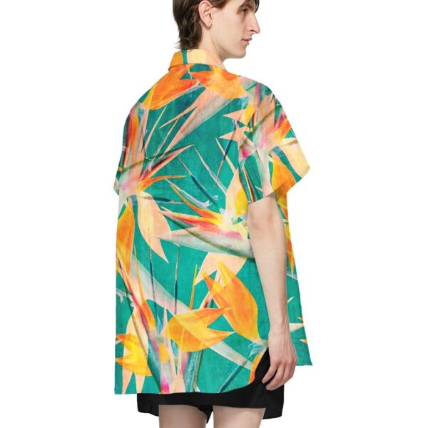 Gearhuman 3D Strelitzia Flower Hawaii Shirt ZC0306213 Hawai Shirt 