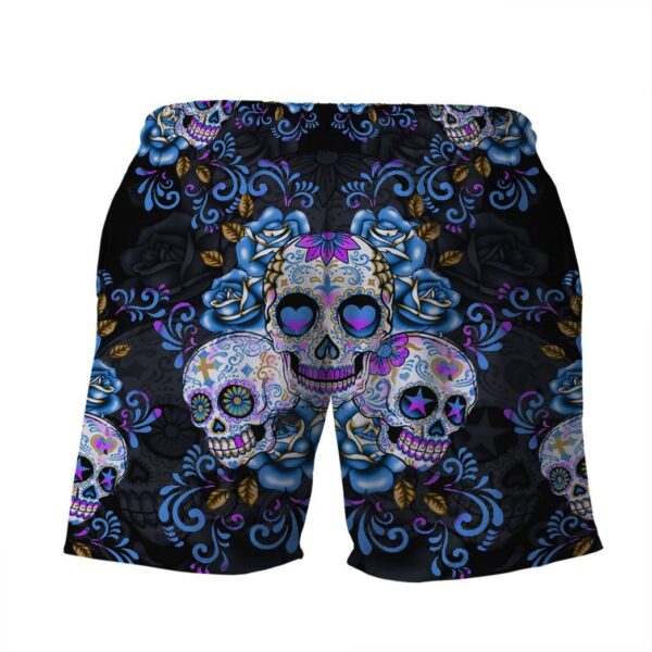 Gearhuman 3D Sugar Skull Beach Shorts ZZ24062152 Men Shorts